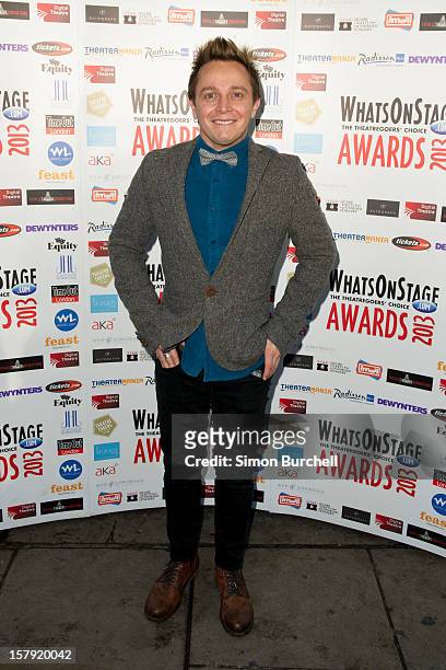 Nathan Wright attends the Whatsonstage.com Theare Awards nominations launch at Cafe de Paris on December 7, 2012 in London, England.