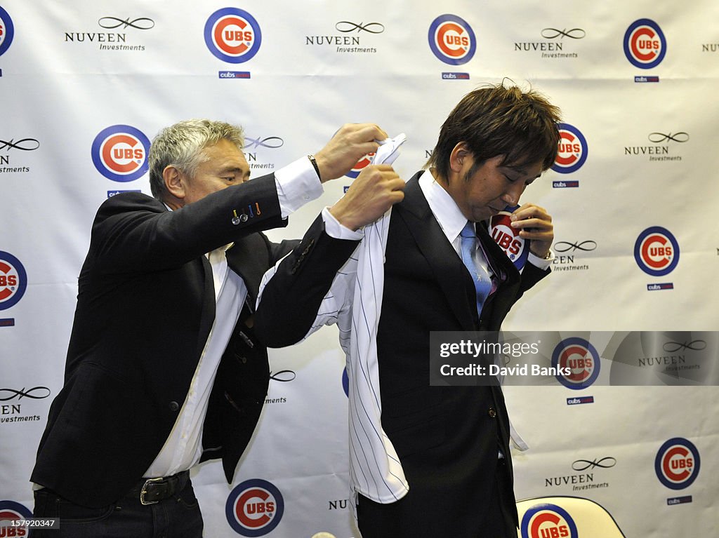 Chicago Cubs Introduce Kyuji Fujikawa