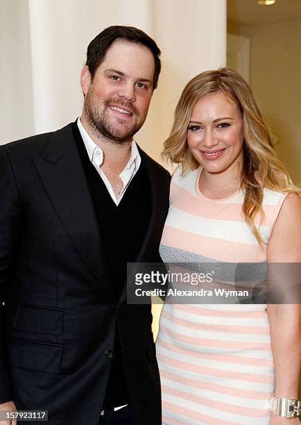 Actress Hilary Duff and NHL player Mike Comrie attend the 7th Annual March of Dimes Celebration of Babies, a Hollywood Luncheon, at the Beverly Hills...