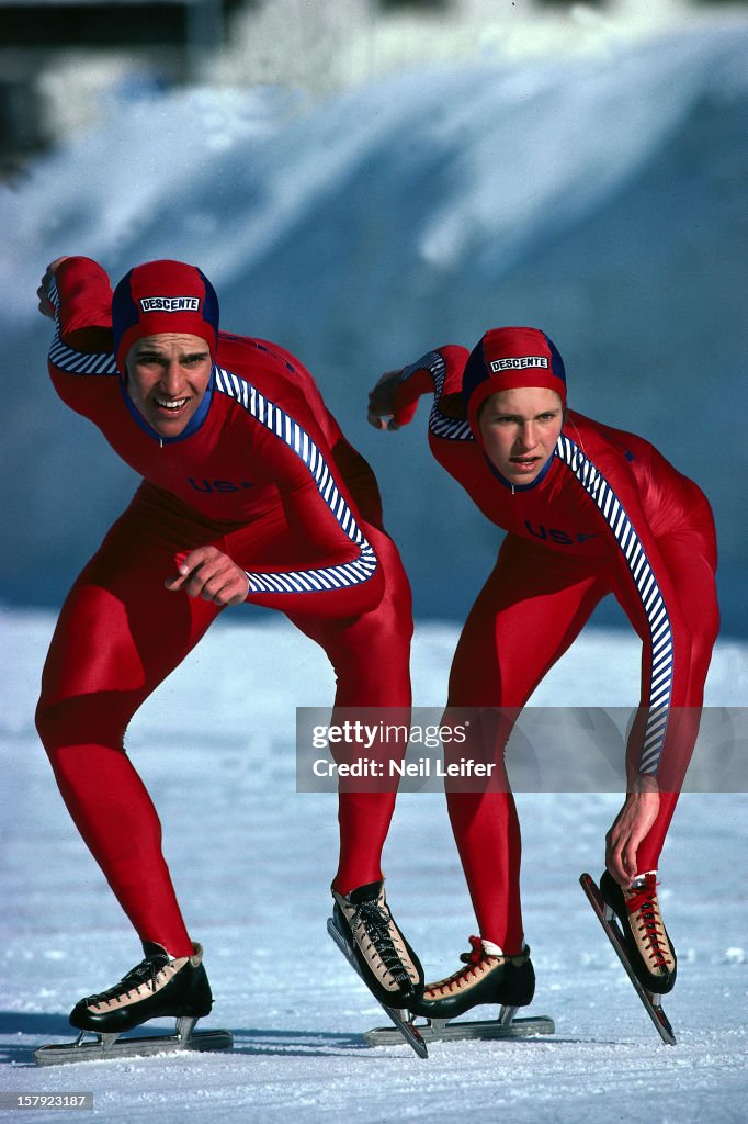 USA Eric Heiden and Beth Heiden, 1980 Lake Placid Olympic Games Preview