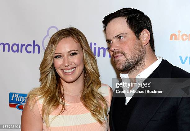 Actress Hilary Duff and NHL player Mike Comrie attend the 7th Annual March of Dimes Celebration of Babies, a Hollywood Luncheon, at the Beverly Hills...