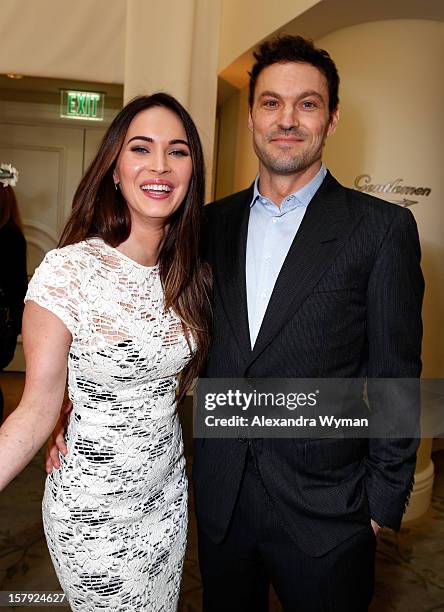 Actors Megan Fox and Brian Austin Green attend the 7th Annual March of Dimes Celebration of Babies, a Hollywood Luncheon, at the Beverly Hills Hotel...