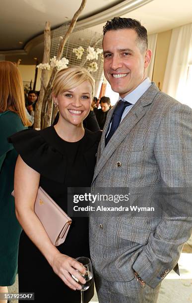 Actors Reese Witherspoon and Jim Toth attend the 7th Annual March of Dimes Celebration of Babies, a Hollywood Luncheon, at the Beverly Hills Hotel on...