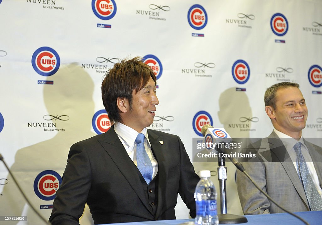 Chicago Cubs Introduce Kyuji Fujikawa