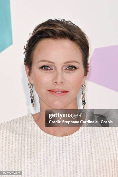 Princess Charlene of Monaco attends the Red Cross Ball 2023 on July 29, 2023 in Monaco, Monaco.