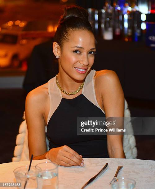 Dania Ramirez attend Keri Hilson's birthday dinner at STK resturant on December 6, 2012 in Atlanta, Georgia.