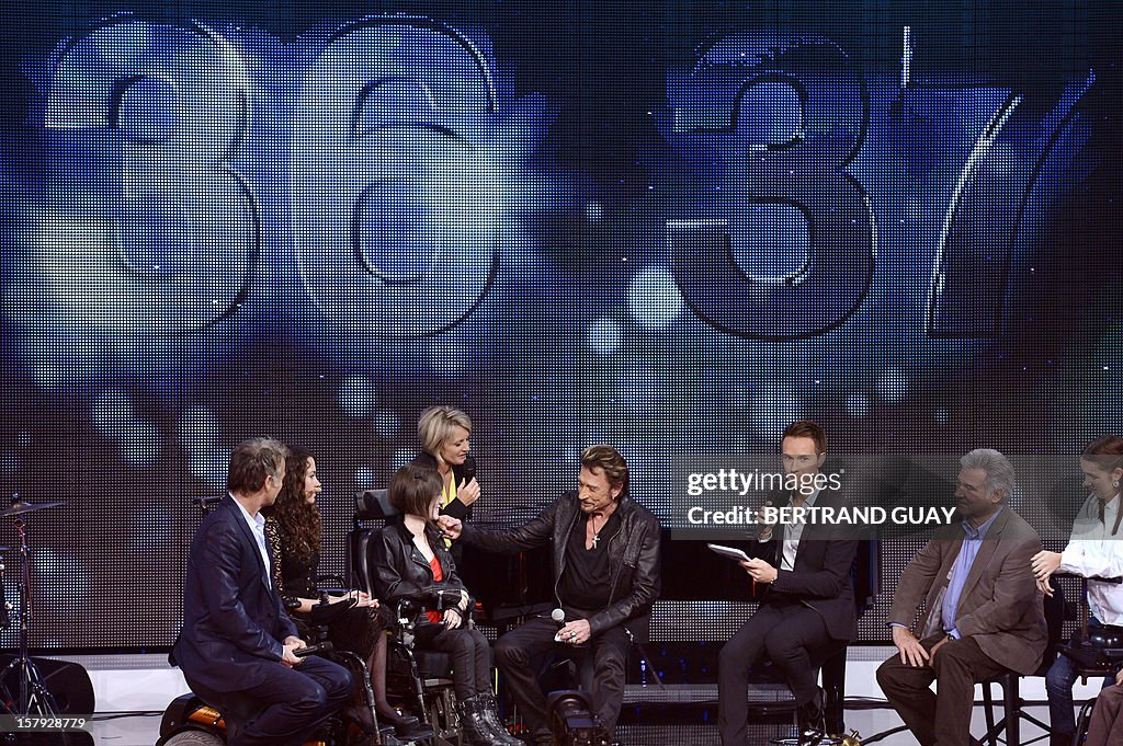 FRANCE-CHARITY-TELETHON-MEDIA