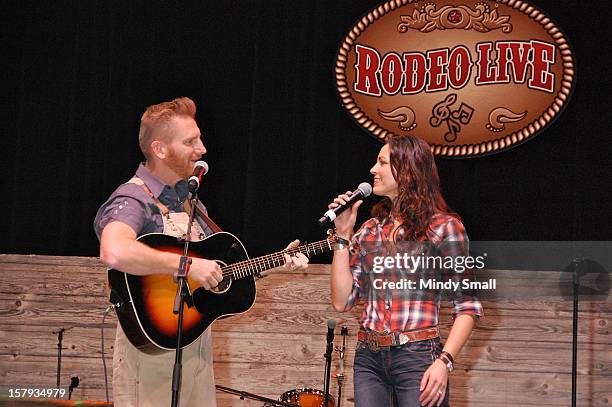 Rory Lee Feek and Joey Martin Feek perform at Las Vegas Convention Center on December 7, 2012 in Las Vegas, Nevada.