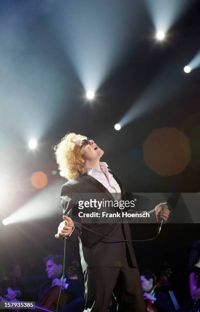 Singer Mick Hucknall performs live during AIDA Night Of The Proms at the O2 World on December 7, 2012 in Berlin, Germany.