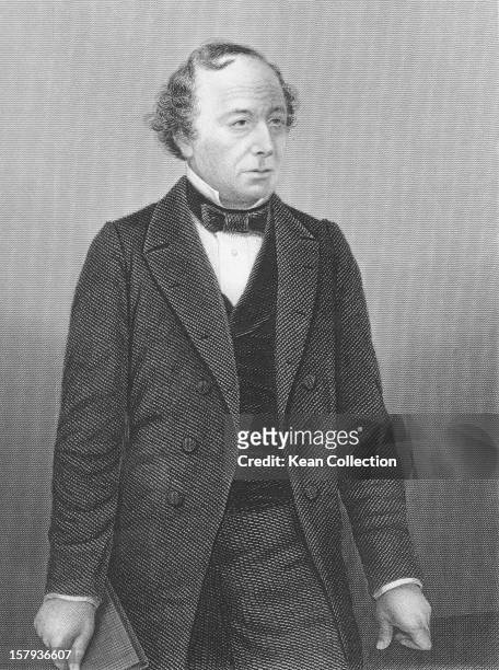 British politician Benjamin Disraeli , circa 1877. He served two terms as British Prime Minister.