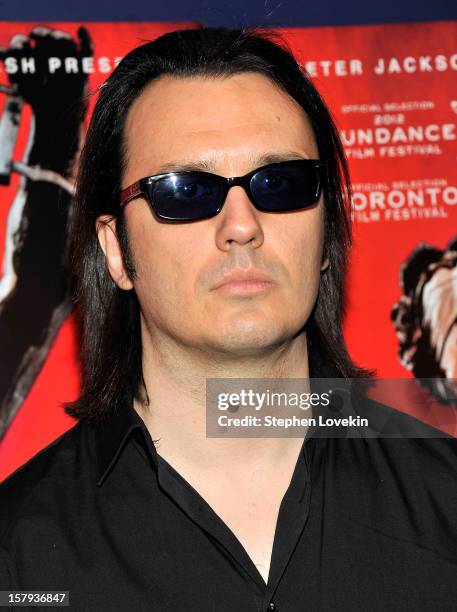 Film subject Damien Echols attends the New York premiere of "West Of Memphis" at Florence Gould Hall on December 7, 2012 in New York City.