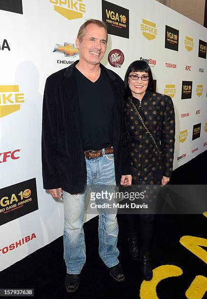 Actors James C. Burns and Nancye Ferguson arrive at Spike TV's 10th annual Video Game Awards at Sony Pictures Studios on December 7, 2012 in Culver...