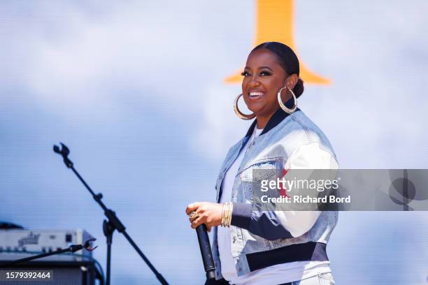 Rapsody performs on the Black Radio stage during the Blue Note Jazz Festival at Silverado Resort and Spa on July 29, 2023 in Napa, California.