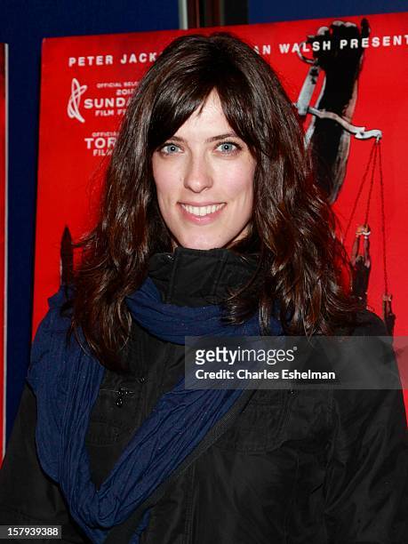 Director Rebecca Thomas attends the "West Of Memphis" premiere at Florence Gould Hall on December 7, 2012 in New York City.