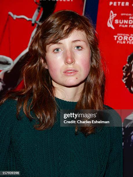 Actress Kate Lyn Sheil attends the "West Of Memphis" premiere at Florence Gould Hall on December 7, 2012 in New York City.