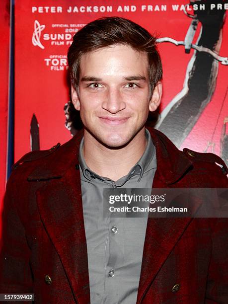 Actor Evan Jonigkeit attends the "West Of Memphis" premiere at Florence Gould Hall on December 7, 2012 in New York City.