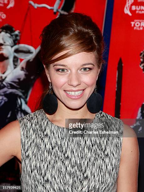 Actress Savannah Wise attends the "West Of Memphis" premiere at Florence Gould Hall on December 7, 2012 in New York City.