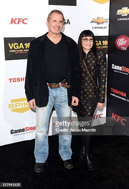 Actors James C. Burns and Nancye Ferguson arrives at Spike TV's 10th annual Video Game Awards at Sony Pictures Studios on December 7, 2012 in Culver...