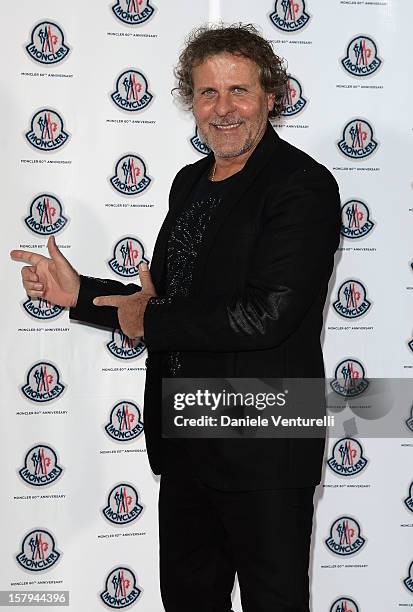 Diesel CEO Renzo Rosso attends a private dinner celebrating Remo Ruffini and Moncler's 60th Anniversary during Art Basel Miami Beach on December 7,...