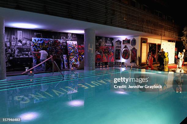 General view of atmosphere at the Haute Living Hublot And Ferrari Honor Domingo Zapata For Art Basel 2012 on December 7, 2012 in Miami, United States.