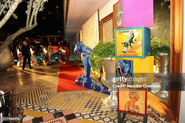 General view of atmosphere at the Haute Living Hublot And Ferrari Honor Domingo Zapata For Art Basel 2012 on December 7, 2012 in Miami, United States.