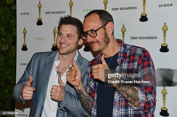 Photographer Terry Richardson attends the OHWOW & HTC celebration of the release of "TERRYWOOD" at The Standard Hotel & Spa on December 7, 2012 in...