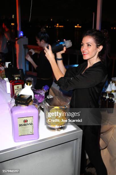 General view of atmosphere at the after party for the OHWOW & HTC celebration of the release of "TERRYWOOD", sponsored by GQ and Disaronno at The...