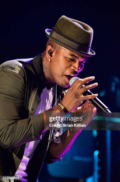 Ne-Yo performs onstage during Z100's Jingle Ball 2012 presented by Aeropostale at Madison Square Garden on December 7, 2012 in New York City.