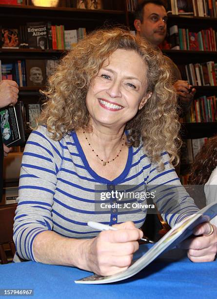 Actress Jeannie Elias attends a live Interactive reading event of 'ELFBOT' inside Barnes & Noble at The Americana at Brand on December 7, 2012 in...