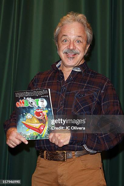 Actor Jim Cummings attends a live Interactive reading event of 'ELFBOT' inside Barnes & Noble at The Americana at Brand on December 7, 2012 in...