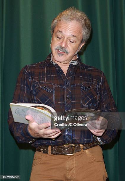 Actor Jim Cummings attends a live Interactive reading event of 'ELFBOT' inside Barnes & Noble at The Americana at Brand on December 7, 2012 in...