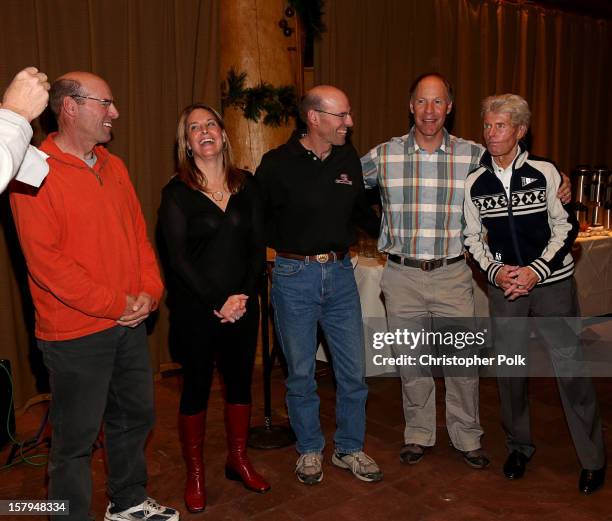 Olympic Skiers Phil Mahre, Heidi Voelker, Steve Mahre, Tommy Moe and Stein Eriksen attend the Deer Valley Celebrity Skifest at Deer Valley Resort on...