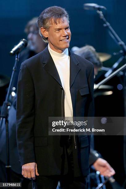 Singer Randy Travis onstage at the American Giving Awards presented by Chase held at the Pasadena Civic Auditorium on December 7, 2012 in Pasadena,...