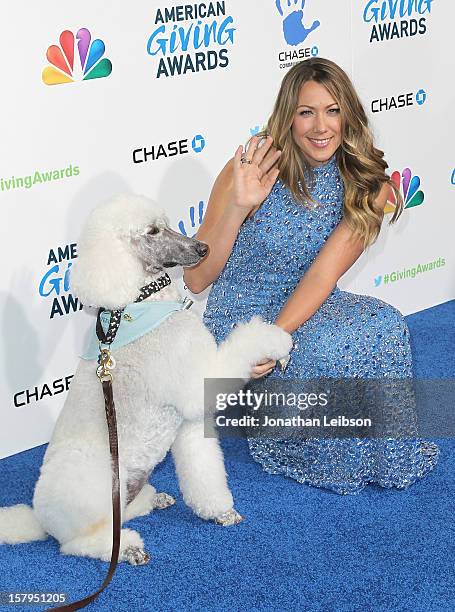 Colbie Caillat attends the 2nd Annual American Giving Awards - Arrivals at Pasadena Civic Auditorium on December 7, 2012 in Pasadena, California.