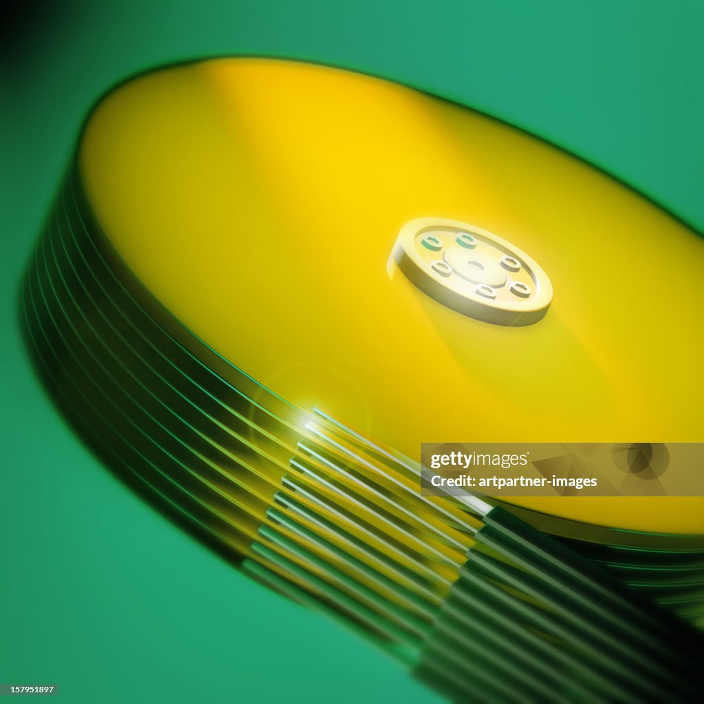 Hard Disk With Readwrite Heads Closeup High-Res Stock Photo - Getty Images