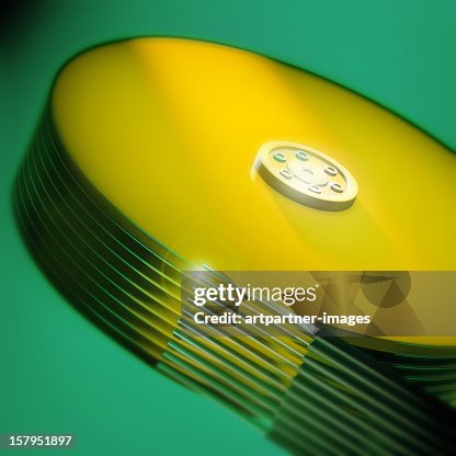 Hard Disk With Readwrite Heads Closeup High-Res Stock Photo - Getty Images