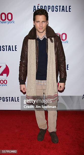 Actor Peter Facinelli attends Z100's Jingle Ball 2012, presented by Aeropostale, at Madison Square Garden on December 7, 2012 in New York City.