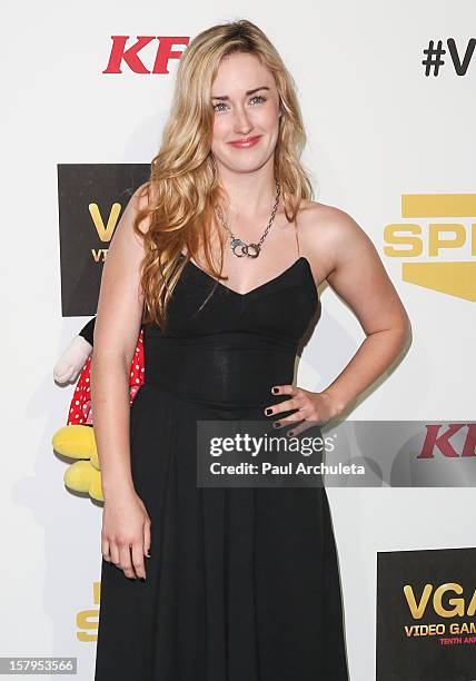 Actress Ashley Johnson attends Spike TV's 10th Annual Video Game Awards at Sony Pictures Studios on December 7, 2012 in Culver City, California.