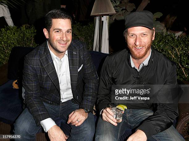 David Bugliari and Brian Klugman attend the SILVER LININGS PLAYBOOK Event Hosted By Lexus And Purity Vodka at Chateau Marmont on December 7, 2012 in...