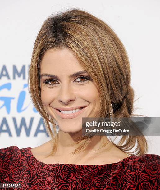 Personality Maria Menounos arrives at the 2nd Annual American Giving Awards at the Pasadena Civic Auditorium on December 7, 2012 in Pasadena,...