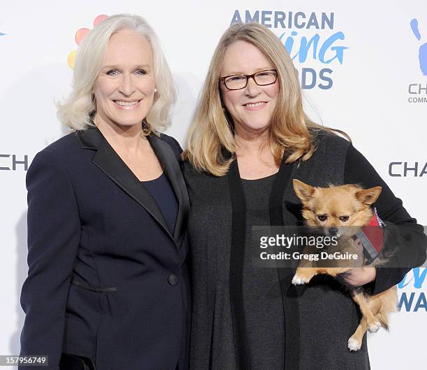 Actress Glenn Close and sister Jessie Close arrive at the 2nd Annual American Giving Awards at the Pasadena Civic Auditorium on December 7, 2012 in...