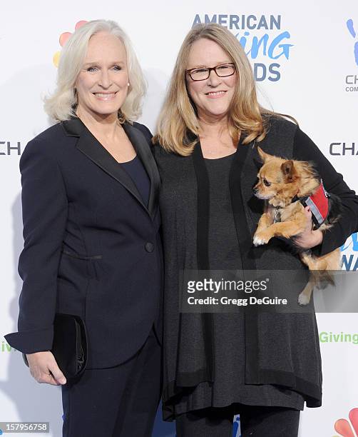 Actress Glenn Close and sister Jessie Close arrive at the 2nd Annual American Giving Awards at the Pasadena Civic Auditorium on December 7, 2012 in...