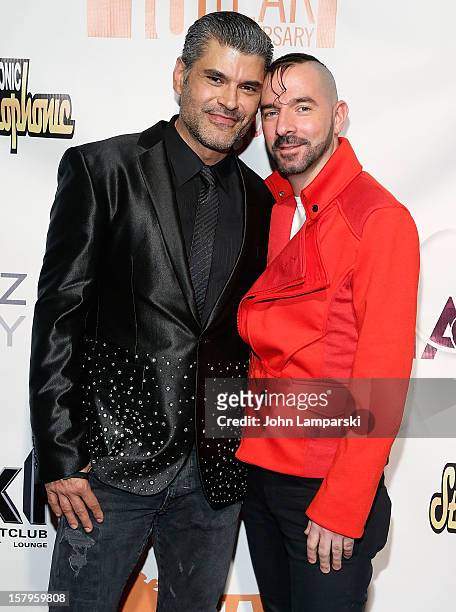 Mike Ruiz and Jason Walker attend Mike Ruiz' Birthday Gala at XL Nightclub on December 7, 2012 in New York City.