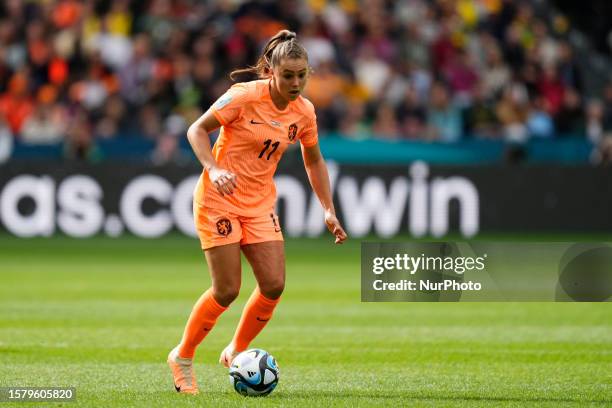 Lieke Martens of Netherlands and Paris Saint-Germain in action during the FIFA Women's World Cup Australia &amp; New Zealand 2023 Round of 16 match...