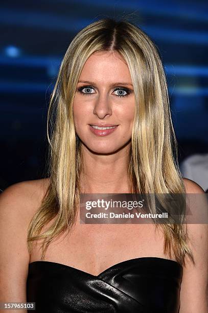 Nicky Hilton attends a private dinner celebrating Remo Ruffini and Moncler's 60th Anniversary during Art Basel Miami Beach on December 7, 2012 in...