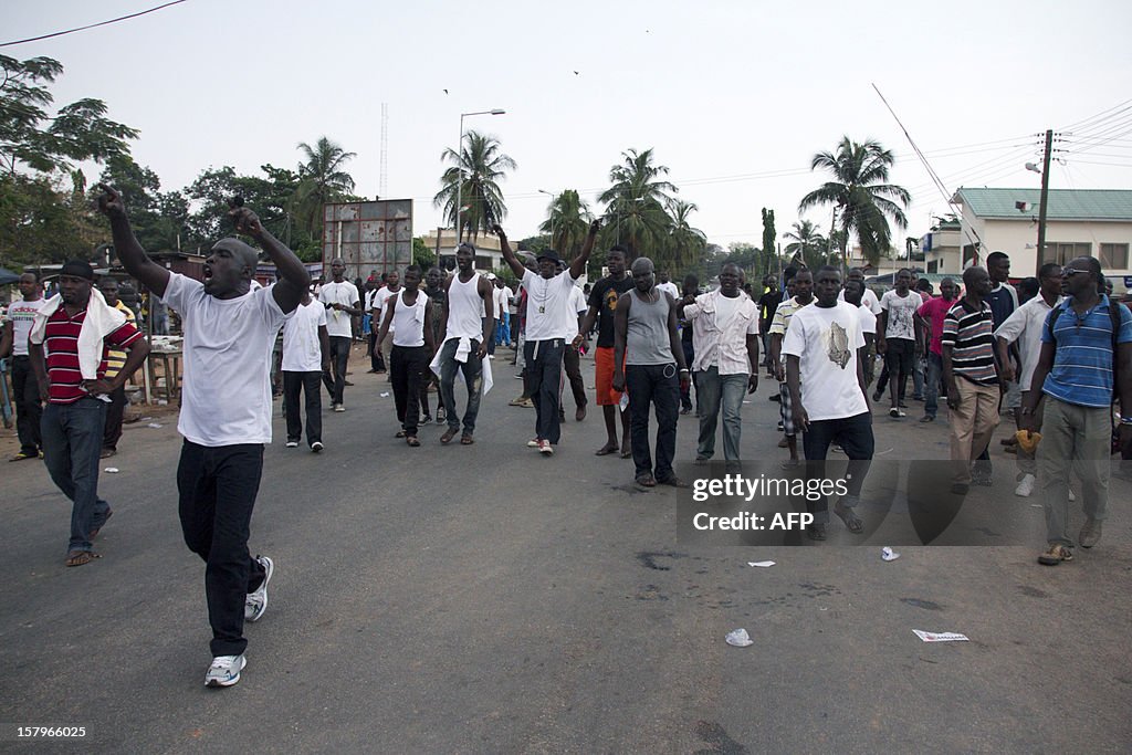 GHANA-VOTE-PROTEST