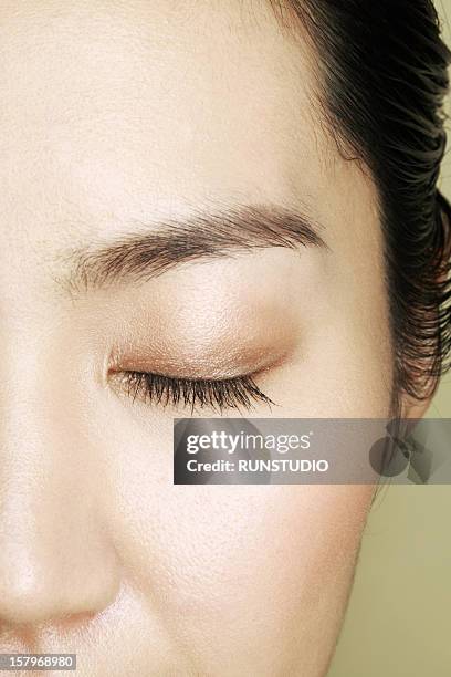 a young woman beauty - eyelashes stock pictures, royalty-free photos & images