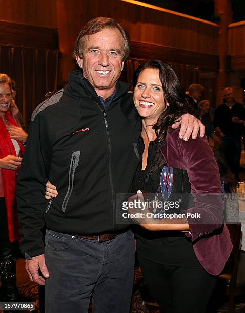 Robert F. Kennedy Jr. And Amy Landecker attend the Deer Valley Celebrity Skifest at Deer Valley Resort on December 7, 2012 in Park City, Utah.