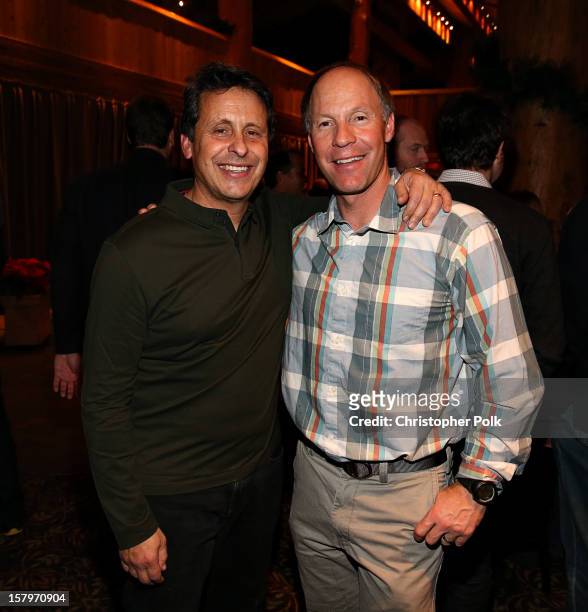 President of Juma Entertainment Bob Horowitz and Olympic Gold Medalist Tommy Moe attend the Deer Valley Celebrity Skifest at Deer Valley Resort on...