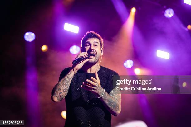 Melendi performs in concert on Day 2 of Morrina Fest on July 29, 2023 in A Coruna, Spain.